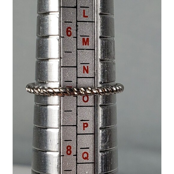 Amethyst Teardrop Faceted Sterling Silver 925 Signed FAS Ring Size 7 - Picture 7 of 16